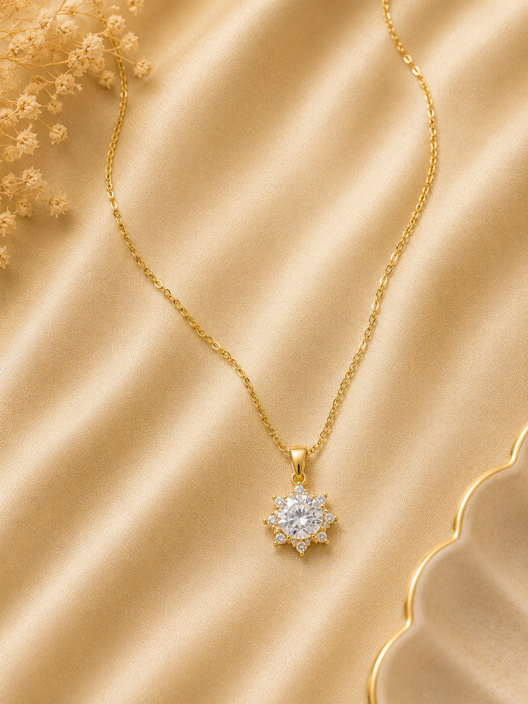 Radiant Crystal Star Pendant