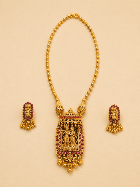 Temple Heritage Pendant Necklace Set(N8)