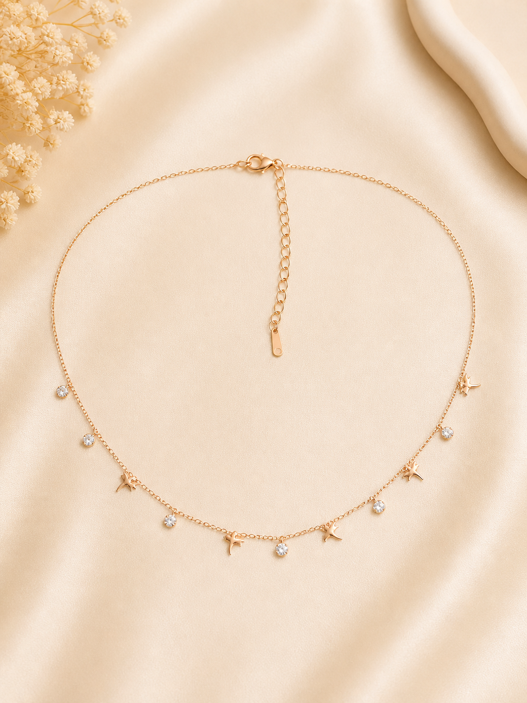 Star Charm Crystal Necklace